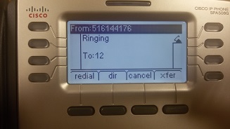 Krok 2 – wybieranie numeru docelowego do przekazania rozmowy