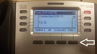 Krok 3 – potwierdzenie przekazania rozmowy (Transfer)